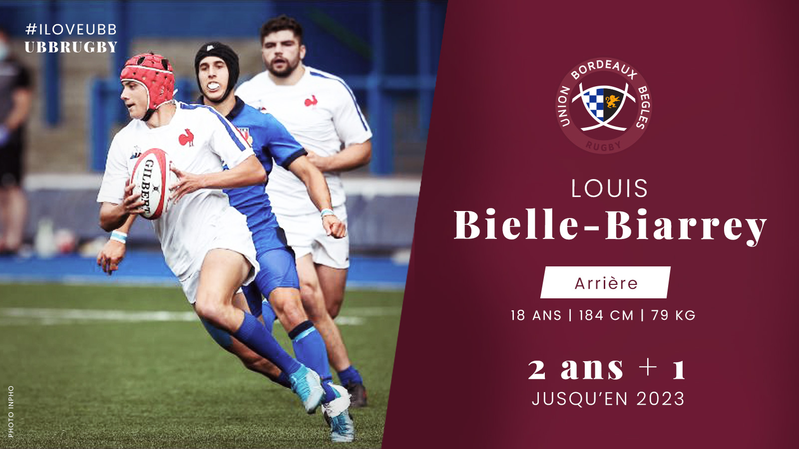 Bielle-Biarrey rejoint l'UBB